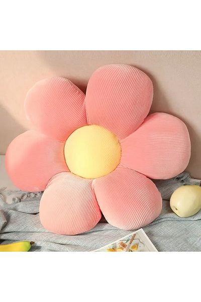 Choice Pink 35cm Colorful Flowers Plush Pillow Plant Petal Cushion Stuffed Toys For Girls Baby Home Decor G