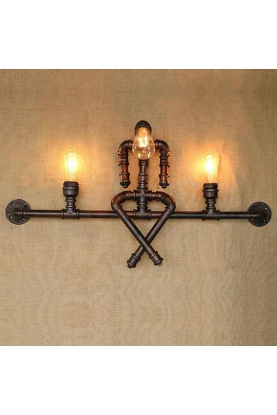 RAMDET Vintage Handmade Industrial Lamp, Robot Wall Sconce