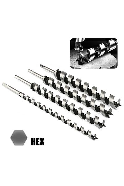 SHENSEN 1PC Woodworking Roller Drill 230mm 300mm Long Hexagonal Handle Fried Dough Twists Wood Tapper Woo...