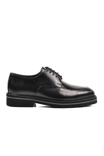 AYAKMOD Black Opening Genuine Leather Men's Classic Shoes Premium 2873 m