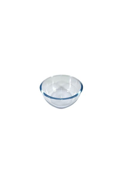 AVCI HOME MAKER Mixing And Baking Glass Bowl, 0.5 Lt Capacity, 6.5 Cm Height, 14 Cm Diameter - Clear