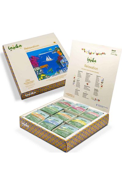 LAZİKA Herbal Tea Set with Relaxation Focus