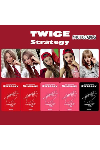 Kpop Dünyasi مجموعة بطاقات الصور TWICE Tzuyu ''Strategy''