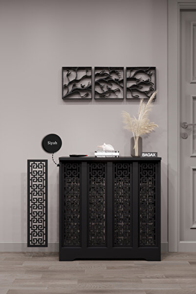 BAGAX Karatay Model, Siyah Renk,iç Ölçü 76 Cm Dış Ölçü 80 Cm Petek Kaplama, D...