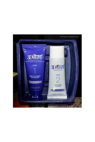 CREST 3D White Brilliance Daily Cleansing Paste & Whitening Gel