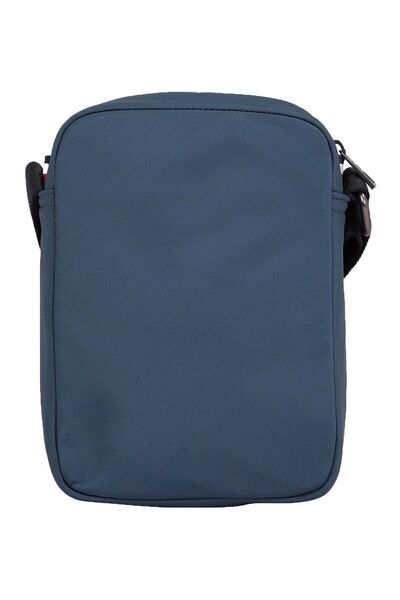 Tommy Hilfiger Erkek Kompakt Ve Hafif Logo Desenli Gri Omuz Çantası AM0AM13111-POM