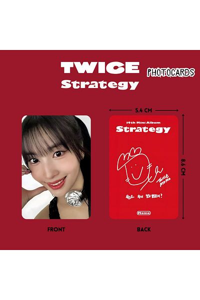 Kpop Dünyasi Twice Momo'' Strategy'' Photocards Set