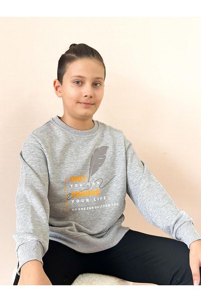 MiaBaby Crew Neck Printed Sweat