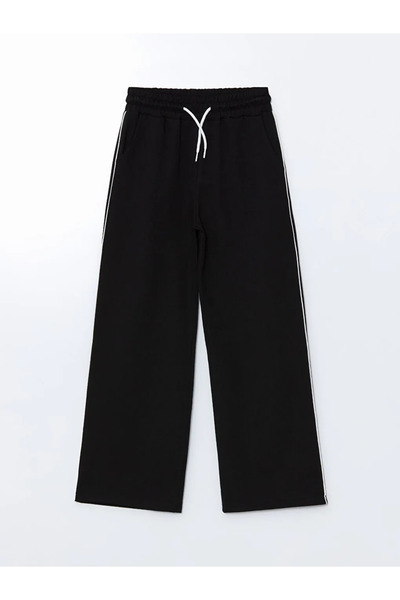 LC Waikiki LCW Kids İndigo Beli Ayarlanabilir Lastikli Kız Çocuk Jean Pantolon