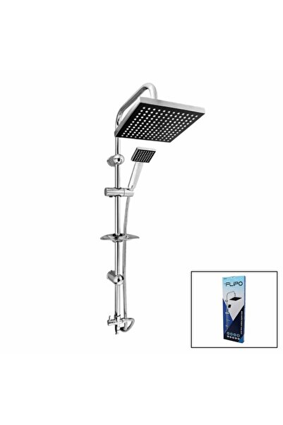 Genel Markalar Çok Fonksiyonlu Kare Tepe Yağmurlama Duş Seti (4744)