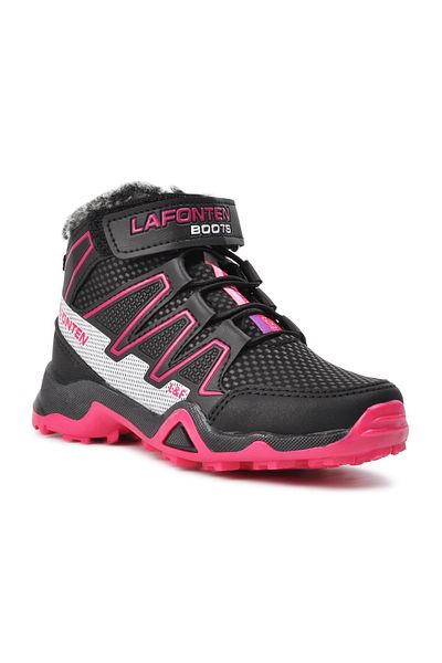 AYAKMOD Παιδικές μπότες Walkway Black-Fuchsia