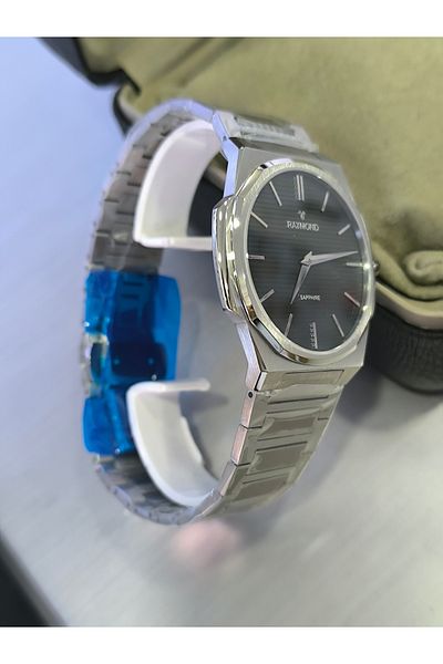 Raymond Sapphire Glass Steel Sports Men's Wrist Watch