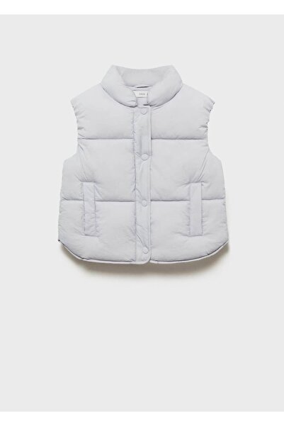 MANGO Kids Стьобаний жилет на ґудзиках