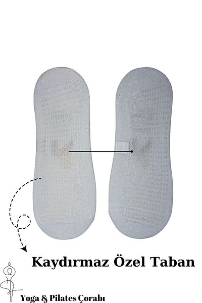 PJ & Me White Color Non-Slip Sole Yoga and Pilates Socks with Wrist Support