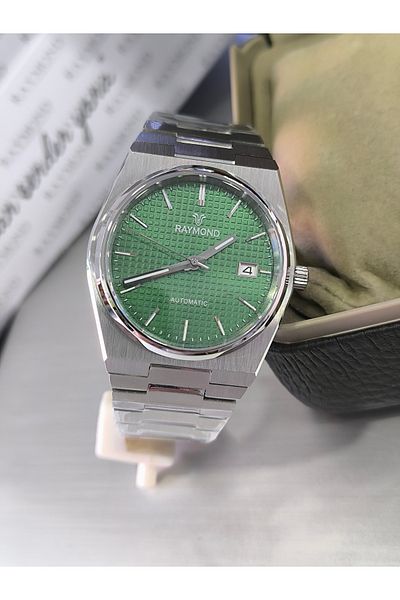 Raymond Japanese Automatic Men's Watch with Green Dial