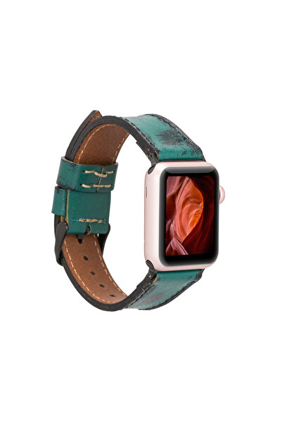 Apple Watch Uyumlu Deri Kordon 38-40-41mm V6