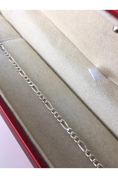 vogutima jewelery&silver by timuçin mavili Erkek Gümüş Bileklik - 3mm Figaro ...