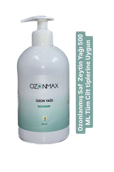 Genel Markalar OZON YAĞI 500 ML-Ozonlanmış Saf Zeytinyağı ile Doğal Bakım! cildinizi nemlendirir,dengeler ve korur.