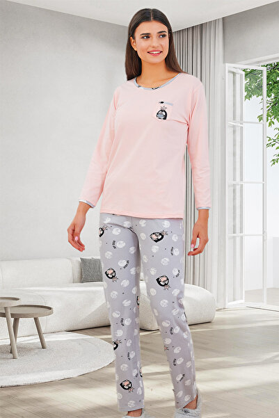 Bella Linda Pamučna ženska pidžama sa dugim rukavima