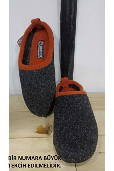 GEZER YENİ SEZON KIŞLIK KEÇE ORTOPEDIK TABAN BASKILI KADIN EV TERLİĞİ