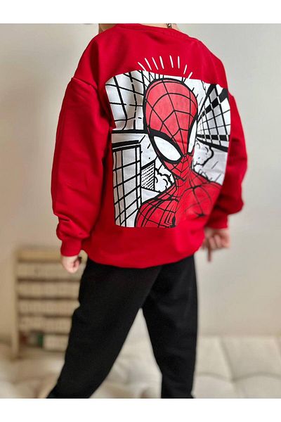 YİGİT BUTİK Yigit Boutique Character Printed Boy's Bottom Top Set