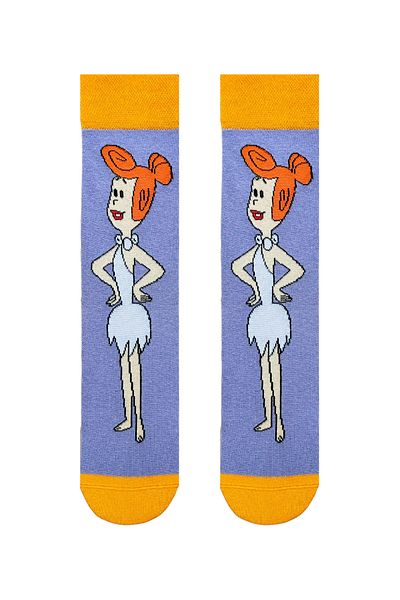 ZEYZEY MONKEY Love Is in the Socks Special Lover Combination Σετ με 2 κάλτσες με μοτίβο χαρακτήρων για ζευγάρια