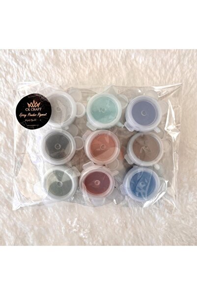Epoksi Kalıp Epoksi Reçine Mini Sedef Toz Pigment Boya Seti , Epoksi Renk Pigment ( 10ml ) , Cank