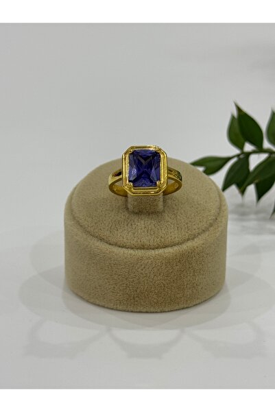 DURAN TAKI TASARIM Tanzanit Doğal Taşlı Gümüş Yüzük