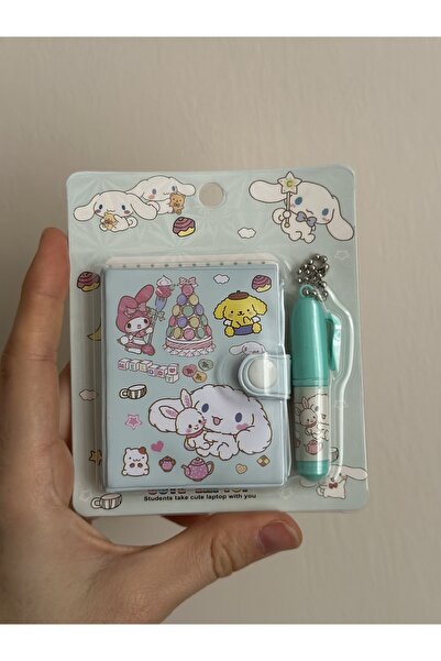 kuromi Mavi Mini Not Defteri Notebook Defter
