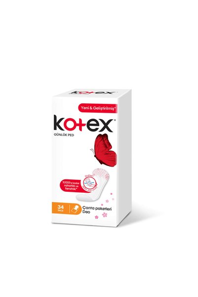 Kotex فوط يومية رفيعة 34 قطعة