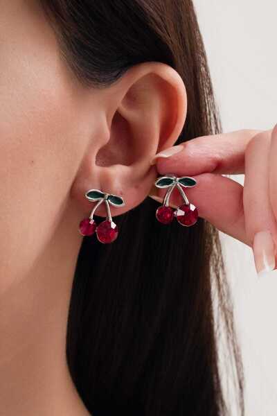 MRK أقراط نسائية من الكرز