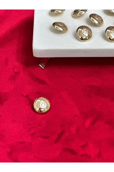 Merve Luxury Lacquered Non-Darking Button