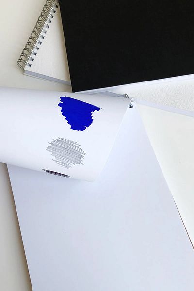 Copyder A5 Spiral Unlined Sketch and Notepad - 100 Sheets