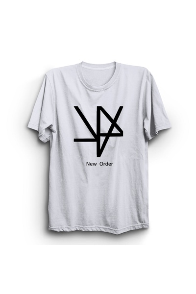 The Fame New Order, Cross Design, rok metal muzički bend, bela 100% pamuk majica