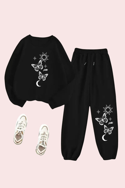 FECCY Cotton Large Size Unisex Tracksuit