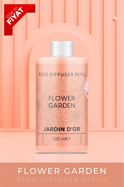 JARDIN D'OR Çiçek Bahçesi Oda Kokusu Yedek Şişe - 300 ml