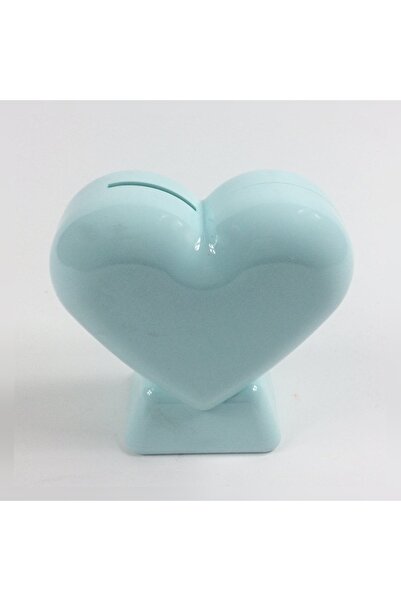 abnturk Mavi Renkli Kaliteli Plastikten Üretim Kalpli Kumbara 10 Cm