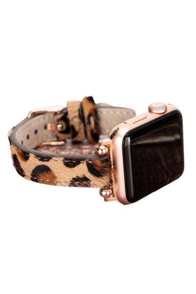 PLM Apple Watch Uyumlu Deri Kordon 38-40-41mm Ferro LEO1N