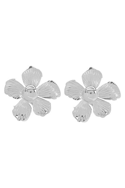 MRK Kadın Flower Çiçek Büyük Küpe