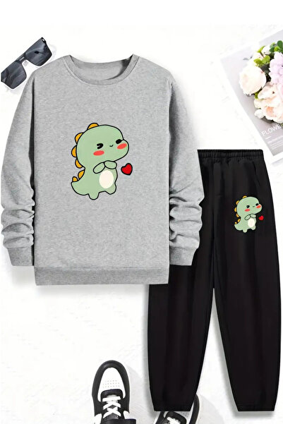 FECCY Set de trening unisex din bumbac, mărime mare