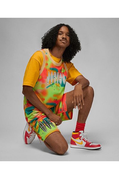 Nike Jordan m J Flt Mvp Jd Aop Jersey 
 Mens Regular Fit Athlete Jersey