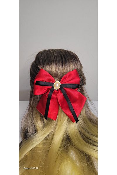 LO ADORO Crystal Rhinestone Pearl Detailed Automatic Ribbon - for Bow, Buckle, Engagement and Wedding