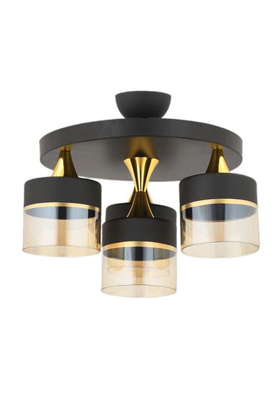 ESSLİGHT Tanem 4-Piece Plafonier Chandelier Living Room Bedroom Kitchen Young Room Office