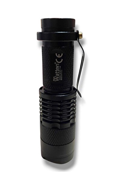 Black Watton WATTON Geçici Körlük Yapan Mini Projektör EL Feneri Wt-146