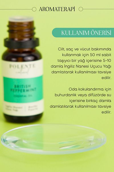 Polente Natural 10 ml Essential Peppermint Oil