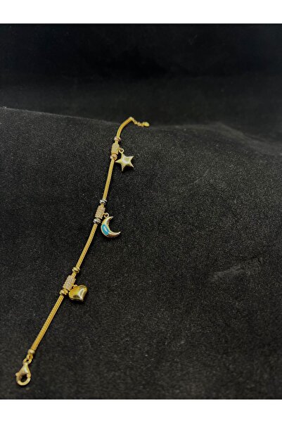 kuyumcu nurettin 7 gr (GRAM) Şans Bilekliği 14 Ayar Altın