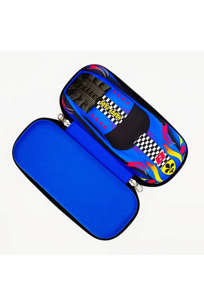 darko Spor Araba Kalem Kutu Kalemlik Mavi Otomobil Erkek Çocuk Hediye Yarış Arabası Formula 1 Kalemlik 3D