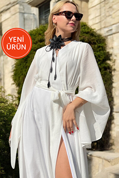 pınarturhan Kadın Siyah Yaprak Hakiki Deri Lotus Çiçek Figürlü El Yapımı İpli...