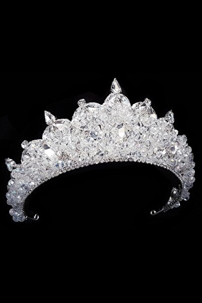 Limelia Κρυστάλλινη κορώνα πριγκίπισσας υψηλής ποιότητας, κεντημένη με κρυστά...