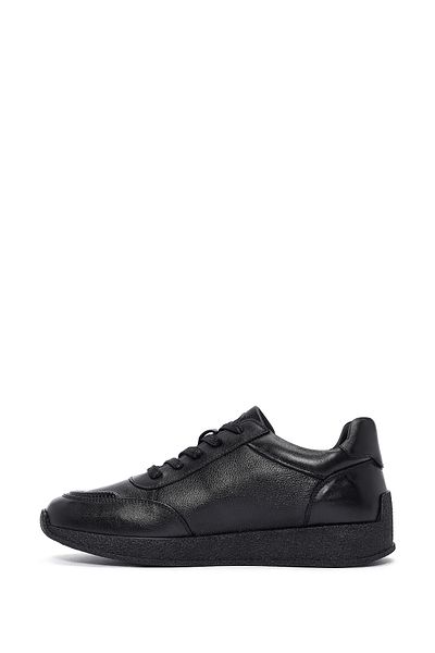 Derimod Men's Black Lace-Up Leather Sneaker 24Wfd6000Ft